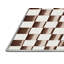 Tapis beige à carreaux lavable à la machine-714182514