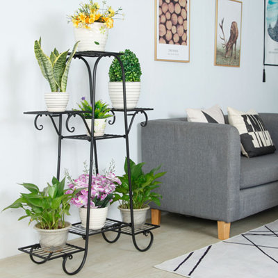 Whitemore 7 Pots Multi-Tiered Plant Stand
