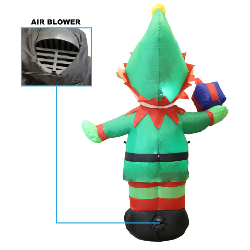 Gonflable de noël elf