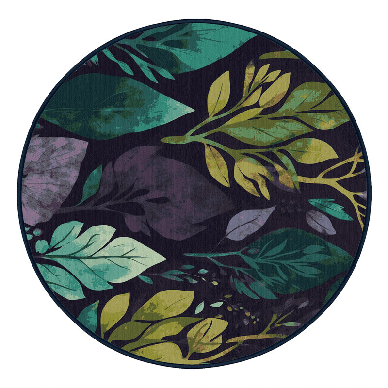 Mystic Trellis Rug, Round 5'