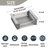 Adjustable Stainless Steel Over The Sink Dish Rack,Dish Drying Rack For Kitchen Counter