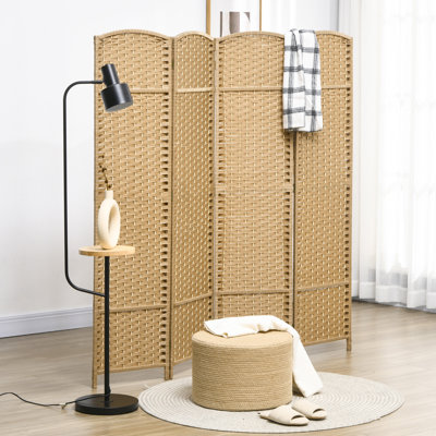 Sipriano Solid Wood Privacy Screen Room Divider