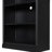 Modern 5 Bookcase With Led , Solid Wood, , Adjustable Shelves, Black For Eraser Storage Home Office Suite, Wood Frame, Board, Pen
