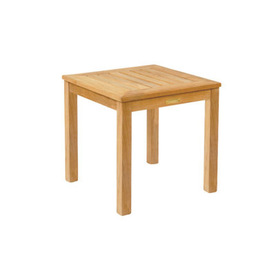Classic Outdoor Square Teak Side Table