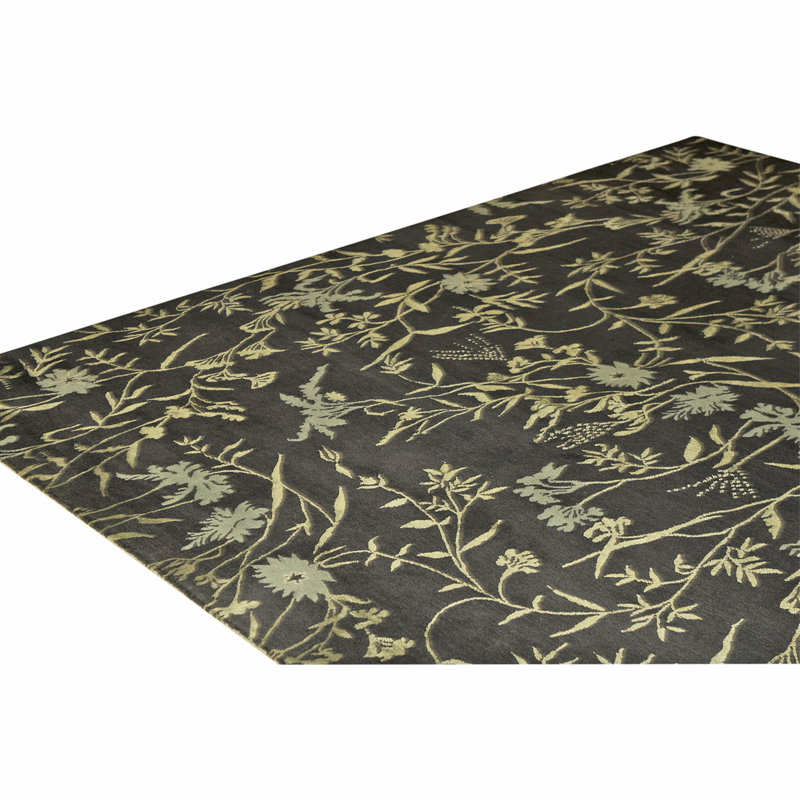 Tapis rectangulaire noué à la main