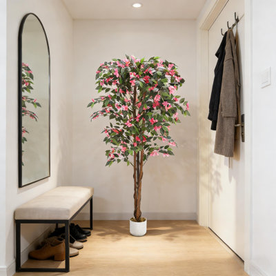 Artificial Bougainvillea Tree in Pot Indoor & Outdoor Decor