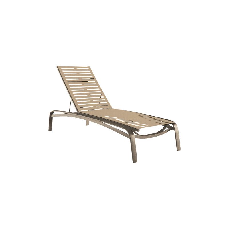 Laguna Beach EZ Span™ Outdoor Rust-Resistant Metal Chaise Lounge, Moab, Sonora