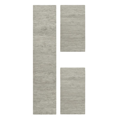 Hand Knotted Wool Sand Indoor Rug