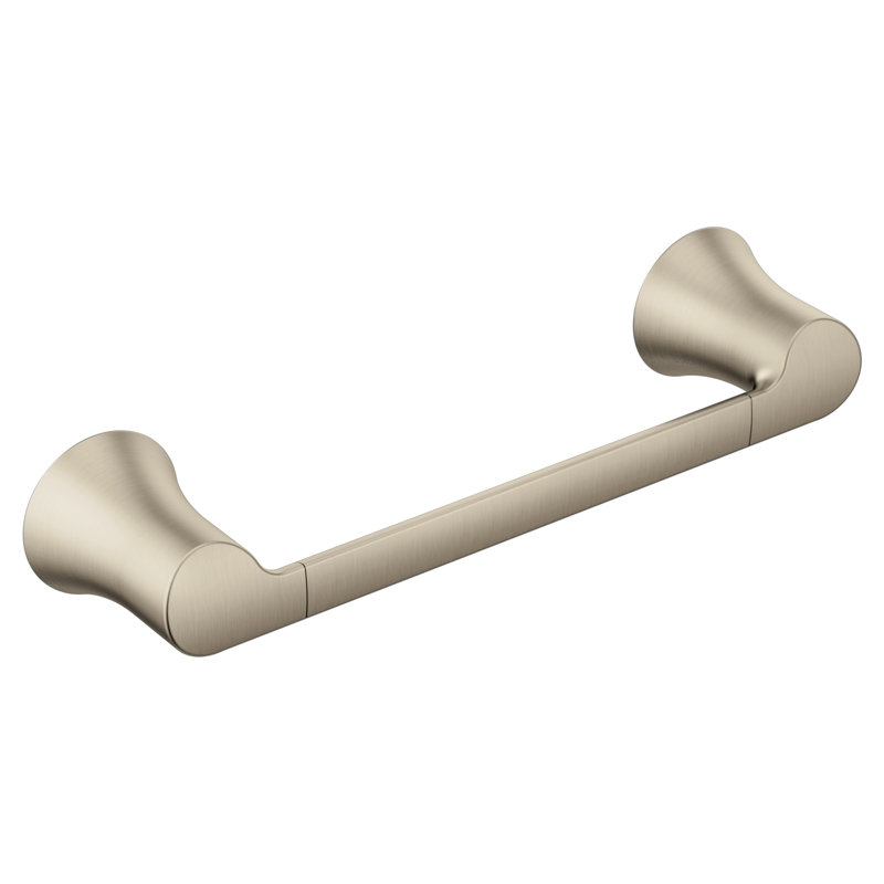 Barre à serviettes murale 9 po Doux, Nickel brossé