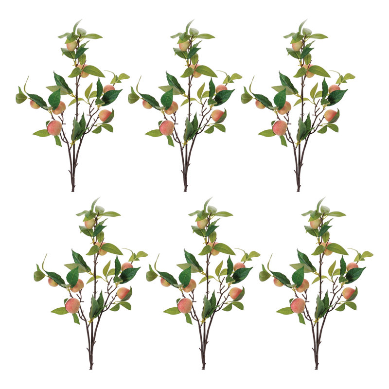 Branche de feuillage pêche