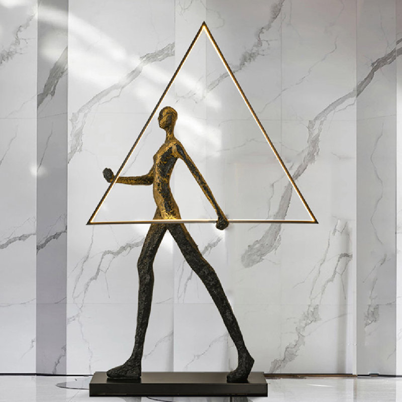 86'' Black LED Novelty Floor Lamp