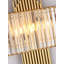 Veronica - Luxury Rectangular Gold Wall Light -Modern Gold Wall Lamp – Indoor Sconce for Home, Hotel & Restaurant-65cm