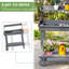 Table de travail en bois Outsunny