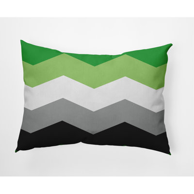Coussin décoratif à chevrons Aromlant