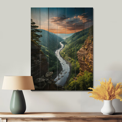 Brielyn " West Virginia Mountain River Landscape "