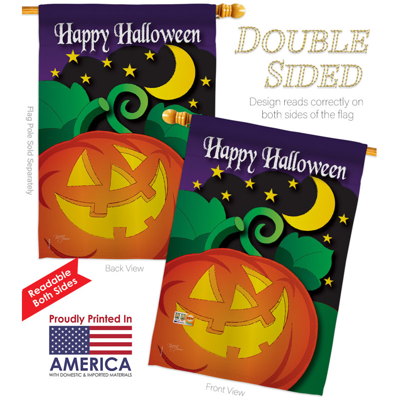 Ensemble de drapeaux d'Halloween 40 x 28 po