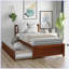Lit plateforme simple en bois massif-1790169514