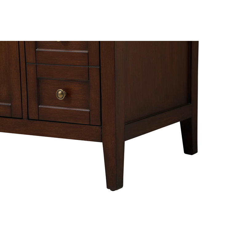 Ensemble de meuble-lavabo simple 48 po Ain, Teck, Crème