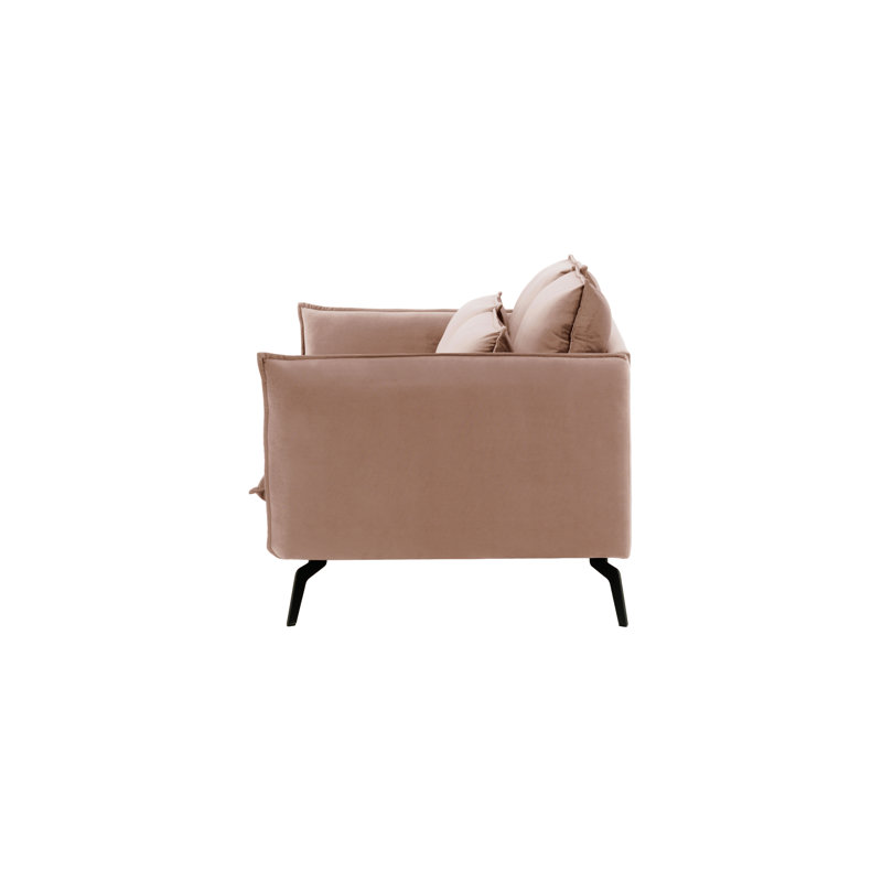Glausen 2 Seater Loveseat, Pink