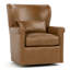 Hudson Valley Leather Wingback Chair