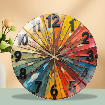 Horloge murale rétro 12 po