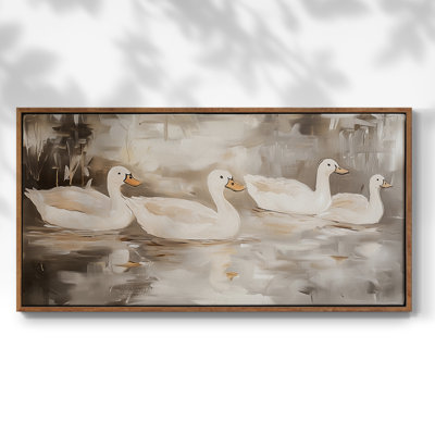 Vintage Animal Series-XIX- Framed Gallery Wrapped Canvas -Ready to Hang