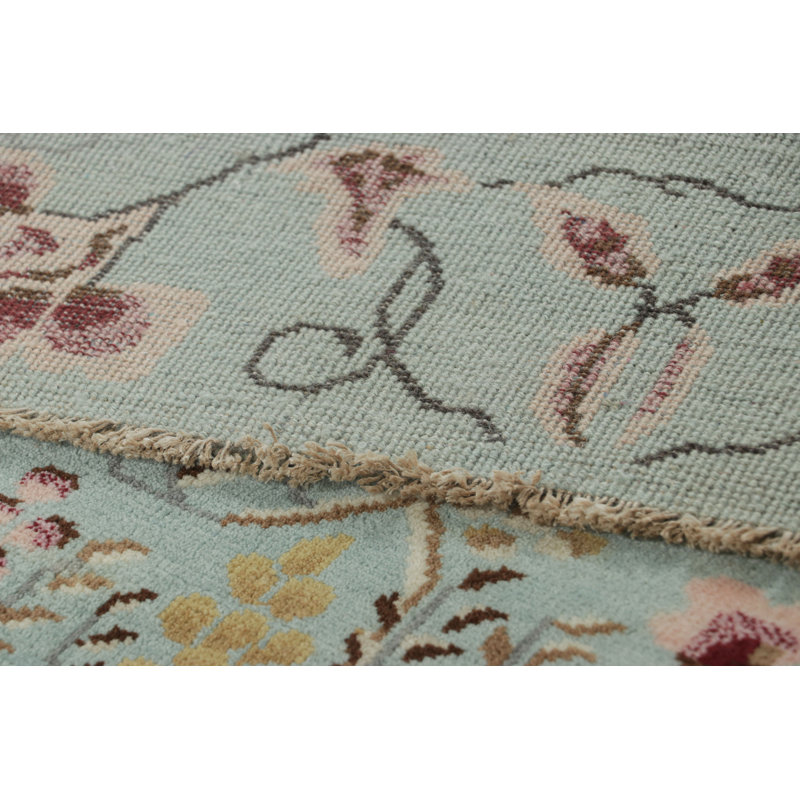 One-of-a-Kind 2'1x6' Hand Knotted Area Rug