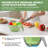 Multi-purpose Drain Basket With Inner Strainer, Handheld Kitchen Bowl For Washing And Draining Produce