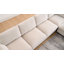 Canapé modulaire de 130 po en forme de L avec table pliante et port double, poches de rangement latérales, 2 coussins d'accoudoirs, repose-pieds à mouvement libre, mousse haute densité, chenille, 5 sièges-1929518920