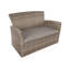 4-Sitzer Lounge-Set Kayley aus Rattan mit Polster