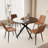 46.5" Wood Round Dining Table-1047603685