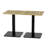Westminster Teak Square Teak Solid Wood Outdoor Bistro Table , 24 " W 24 " D