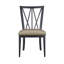 Chaise d'appoint à dossier en croix-465636209