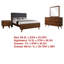 Ensemble de chambre à coucher complète 4 pièces Robyn-114566229