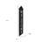 48" Black And White Solid Wood Birdhouse Welcome Porch Sign