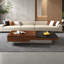 Table basse rectangulaire en marbre clair-767320105