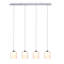 Luminaire suspendu cylindrique à DEL 4 lumières Boley-1441726830