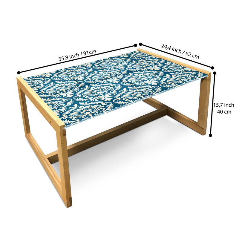 Jakayle Sled Coffee Table, 40cm H x 91cm W x 62cm D