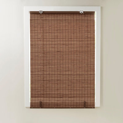 Bamboo Light Filtering Roman Shade 64"L