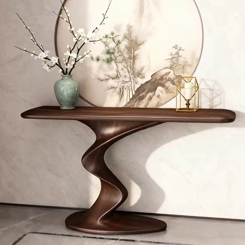 Chinese-style retro simple console table, 33.5" H x 59" W x 16.5" D