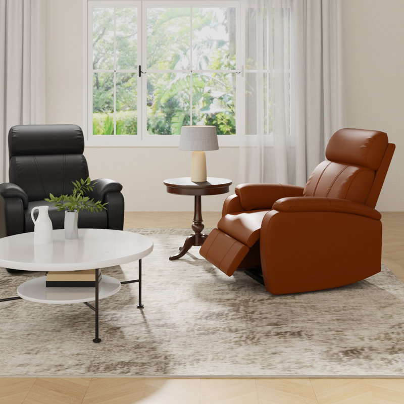 Fauteuil inclinable électrique, inclinable électrique réglable avec port USB, Brun