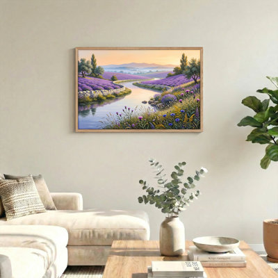 Lavande, impression sur toile, ensemble de 1