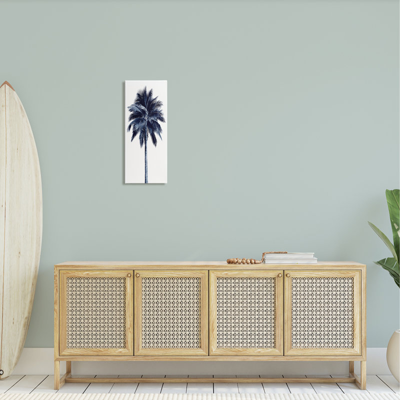 Photographie de feuilles de palmier moderne par Devon Davis - photographie, L 10 po x H 24 po, Toile