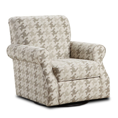Fauteuil pivotant rembourré Lakeland