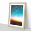 Moon & Stars Above Mashhad in Iran - Picture Frame Painting Print-56737791-56737792