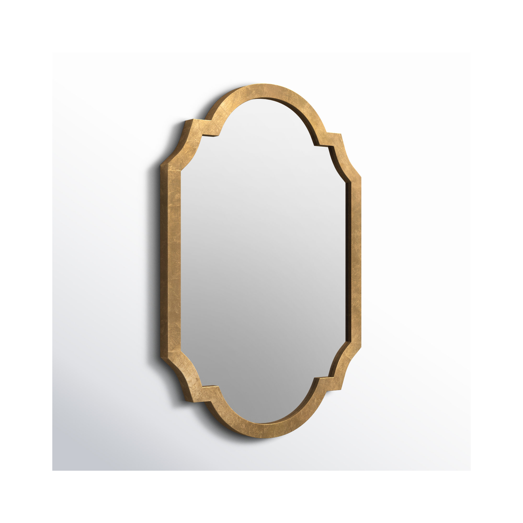 Pixie Mirror, Gold, 36" x 24"