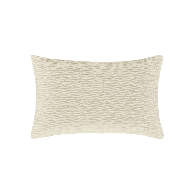 Housse de coussin décoratif lombaire Townsend, Ivoire