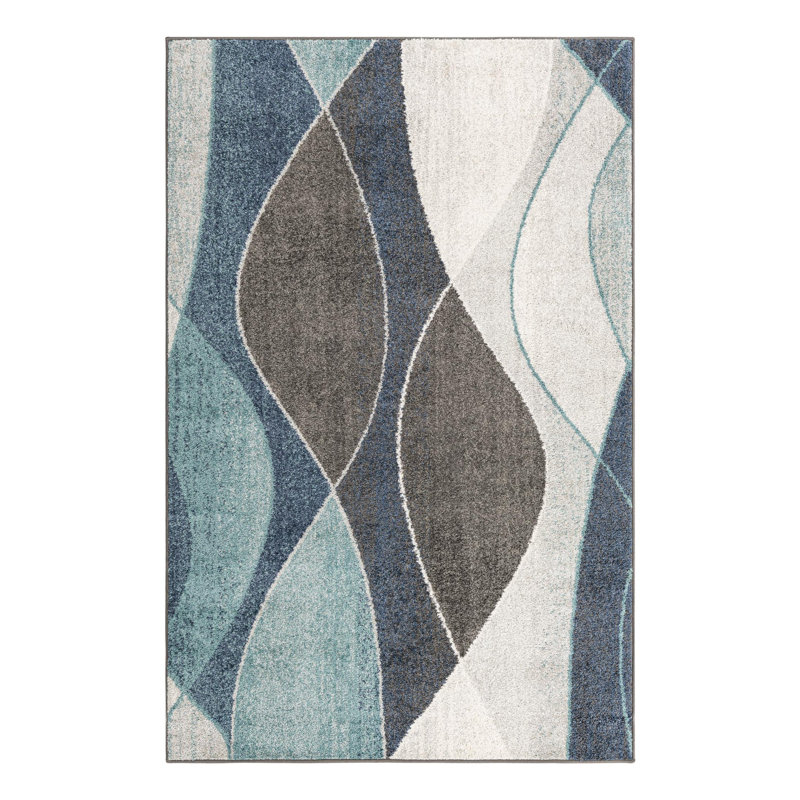 Harelda Geometric Indoor Rug, Rectangle 5'3" x 8'