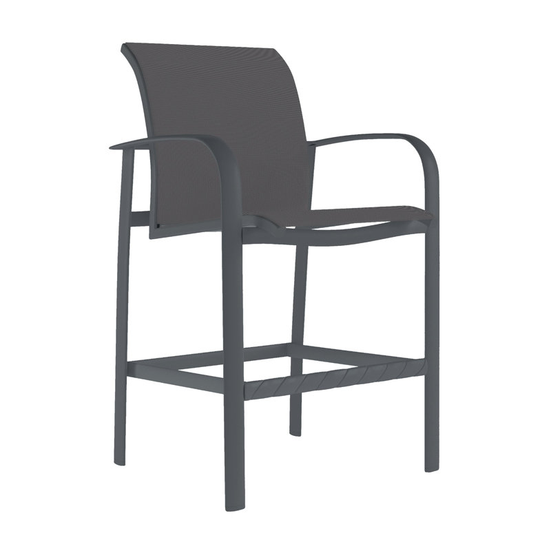 Laguna Outdoor Bar Stool, Rincon, Graphite