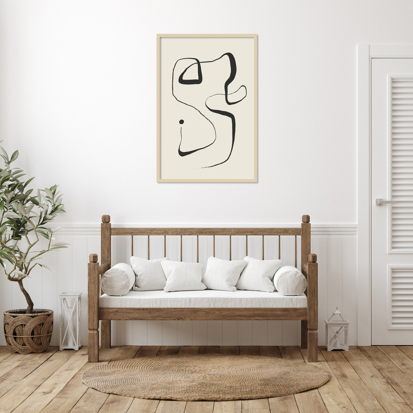 Galya "The Point" Print by Treechild, Brown, 41" H x 28" W